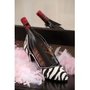 Zebra Stiletto Wine Bottle Holder