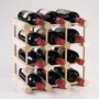 Modular Bottle Wine Rack  Natural