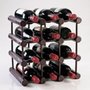 Modular Bottle Wine Rack  Mahogany
