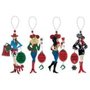 Assorted Holiday Christmas Cowgirl Ornament